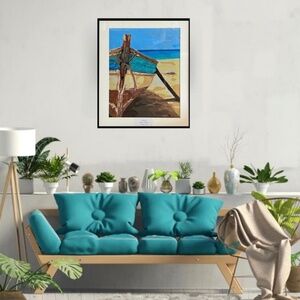 Unframed 16x20 Thai Life Acrylic Painting 2022